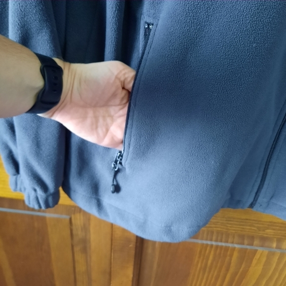 Landway Fleece dark gray embroidered San Francisco SF full zip fleece jacket - Picture 8 of 11